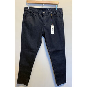 AG Adriano Goldschmied The Legging Super Skinny Ankle Pants Womens 32R Blue New